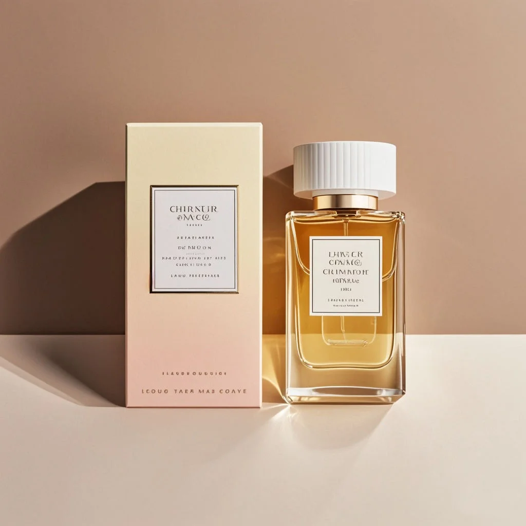 Custom Printed Perfume Boxes with Eco-Friendly Materials | Specimen pro Fragrance Faces intentus in Sustainability et Propriam notans - 001