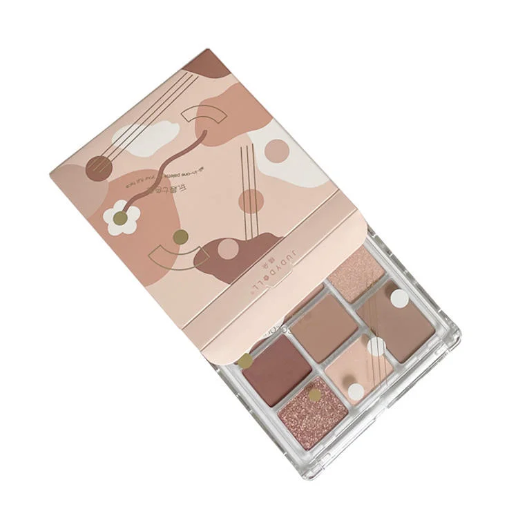 Індивідуальний модний гарячий друк для упаковки тіней для повік, складний папір для макіяжу - 主图 003