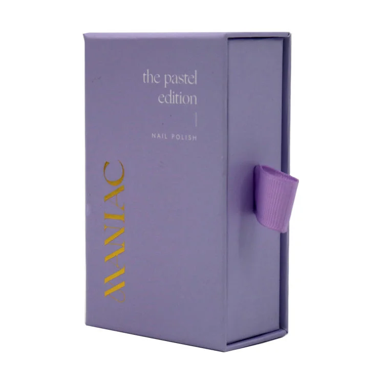 Caixa de perfume de embalaxe de botellas de aceite esencial de caixón de papel ríxido personalizado - 主图 004