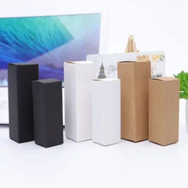 Eterisk oljeflaske emballasjeboks Custom Cosmetics Kraft Custom - 主图 004