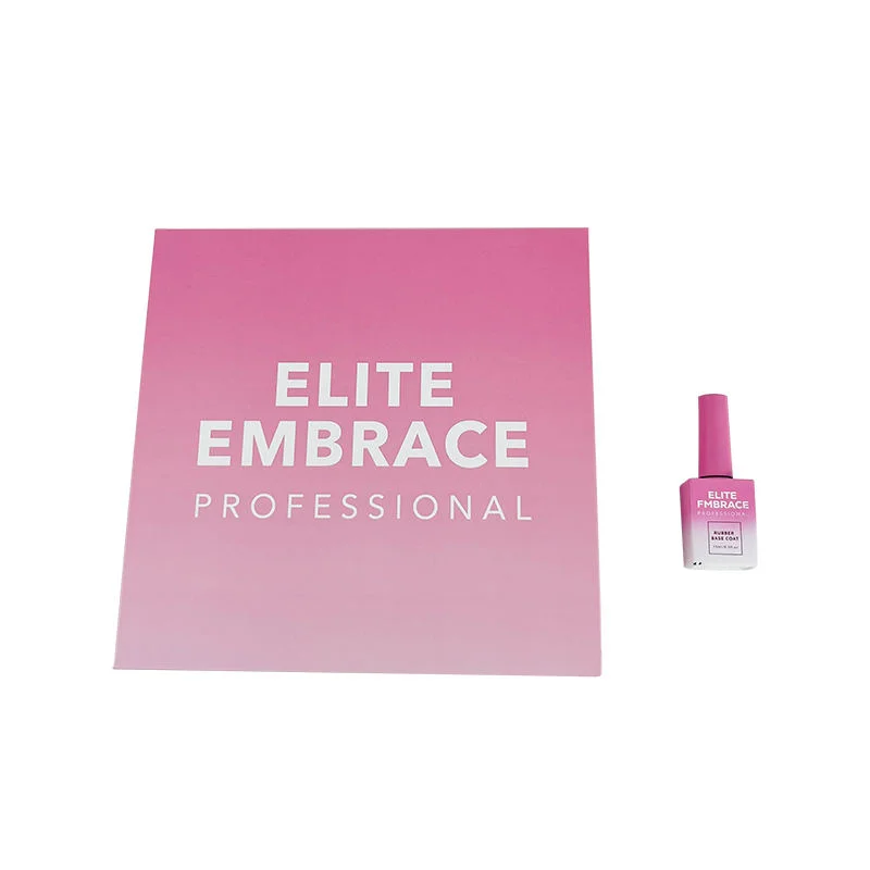 Smalto per unghie rosa in cartone personalizzato con logo del marchio, scatola di carta magnetica con copertina rigida - 主图 004