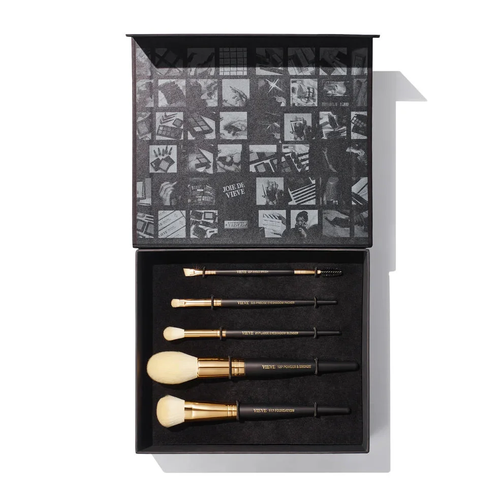 Luxuriöse, individuell gestaltete Make-up-Pinsel-Set-Box aus Papier und Karton für Make-up-Pinsel - 主图 006