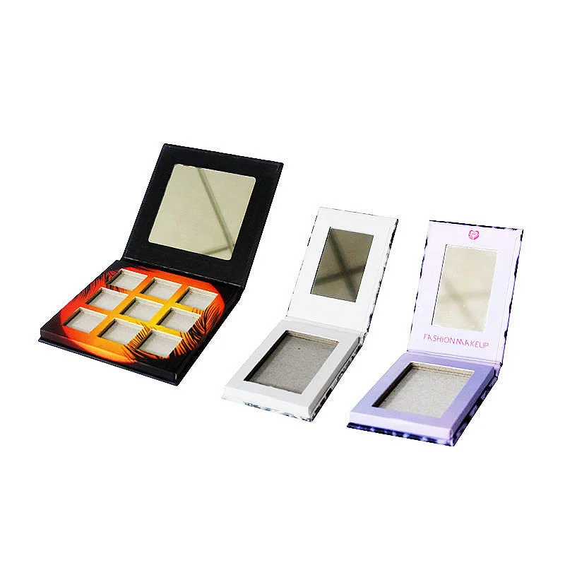 Anpassad logotyp Cartoon Eyeshadow Palette Papperslådor Ögonskugga Kartong Presentförpackningar - 主图 007