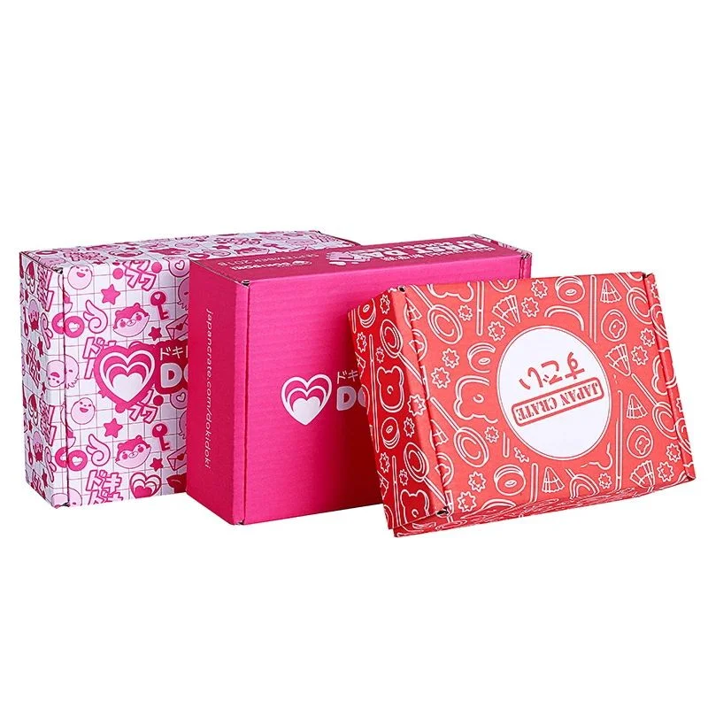 Color Marble Packing Box Kraft Box 3layer Corrugated Paper Box - 主图 007
