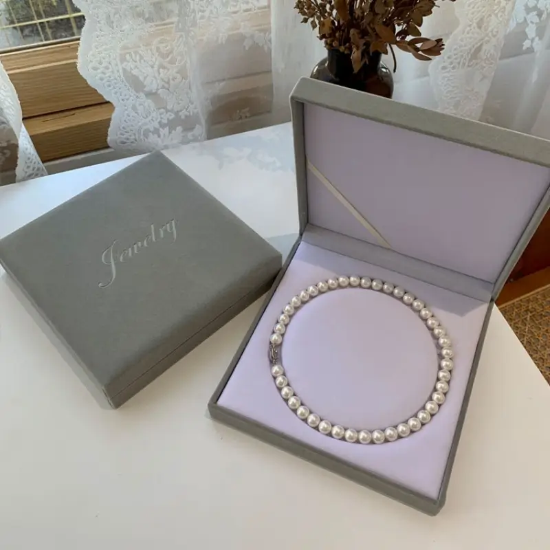 Richpack Large Necklace Boxes with Custom Sizes and Colors | Big Necklace Boxes with LED Light for Gold and Statement Pieces - 10007
