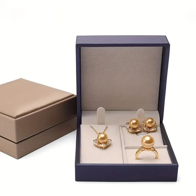 Wedding Ring Boxes with Custom Branding Options | Perfect for Jewelry Brands Focused on High-End Presentation for Special Wedding Occasions and Large Orders - 10011