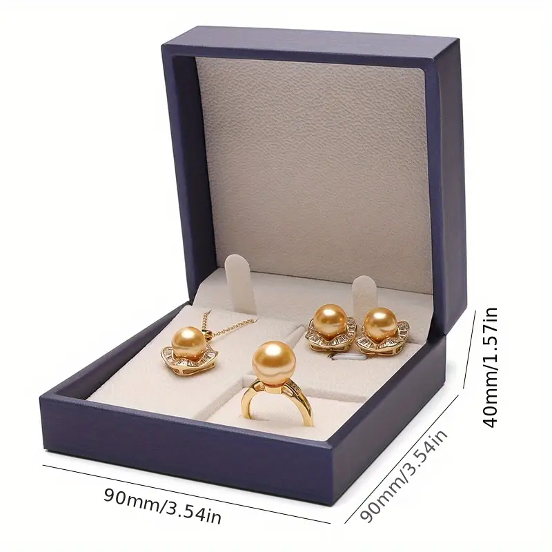 Wedding Ring Boxes with Custom Branding Options | Perfect for Jewelry Brands Focused on High-End Presentation for Special Wedding Occasions and Large Orders - 10013