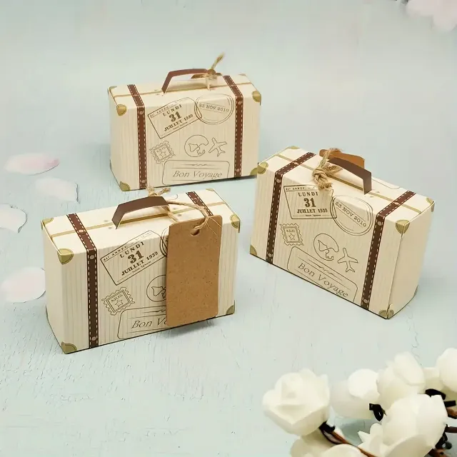 Charming Suitcase Gift Boxes | Unique Mini Suitcase Gift Boxes for Special Occasions and Creative Packaging Custom Service at Richpack - 10014