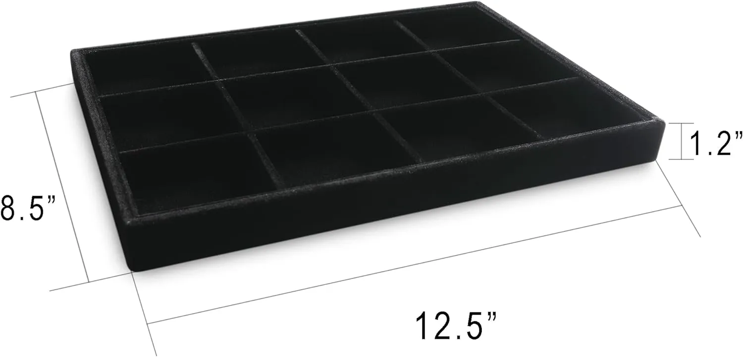 Luxurious and Soft Velvet Ring Trays for Retail | Sophisticated and Durable Display Solutions for Jewelry Stores Seeking Elegant In-Store Showcases - 10016