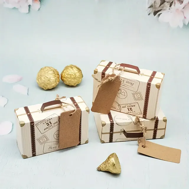 Charming Suitcase Gift Boxes | Unique Mini Suitcase Gift Boxes for Special Occasions and Creative Packaging Custom Service at Richpack - 10018