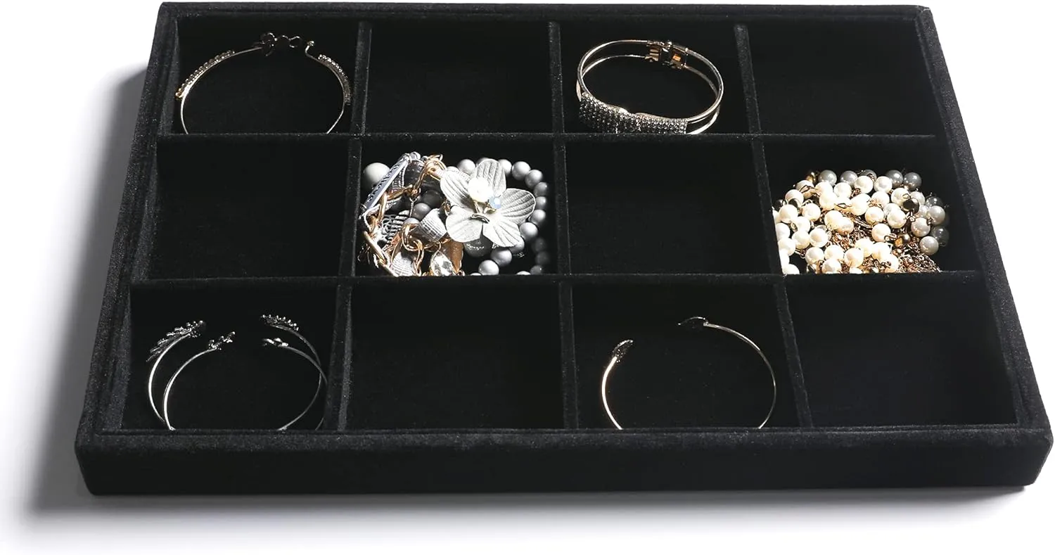 Luxurious and Soft Velvet Ring Trays for Retail | Sophisticated and Durable Display Solutions for Jewelry Stores Seeking Elegant In-Store Showcases - 10018