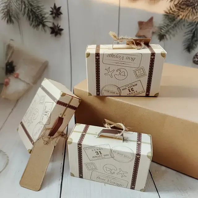 Charming Suitcase Gift Boxes | Unique Mini Suitcase Gift Boxes for Special Occasions and Creative Packaging Custom Service at Richpack - 10019