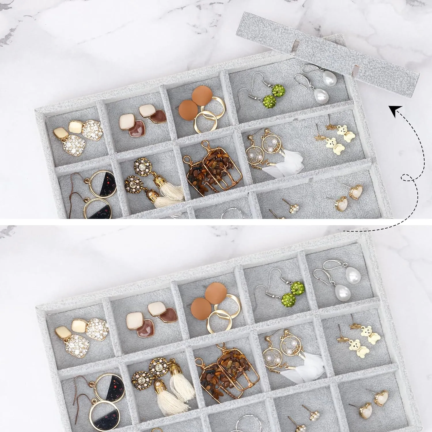 Functional Bulk Jewelry Trays and Organizers for Wholesale Orders | Efficient Storage for Jewelry Suppliers Focused on Large-Scale Inventory Management - 10031