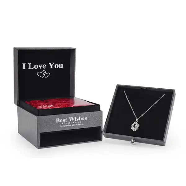 Compact Leather Jewelry Boxes for Travel | Secure and Stylish On-the-Go Storage for Jewelry Richpack Travel Jewlery Packaging Solution - 10036
