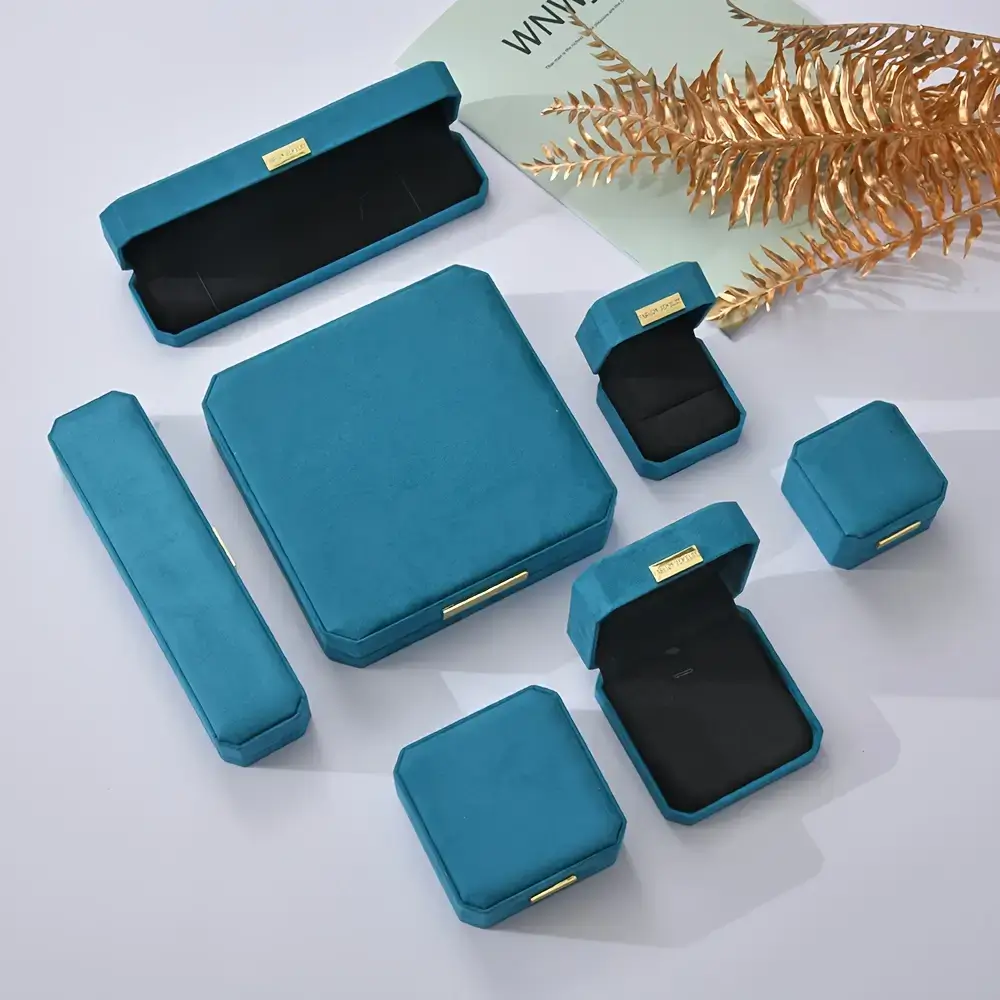 Customized Paper Drawer Box Jewelry packaging bags Ring Earrings Necklace Bracelet Gift Jewelry Packaging Boxes With Handle - 10039