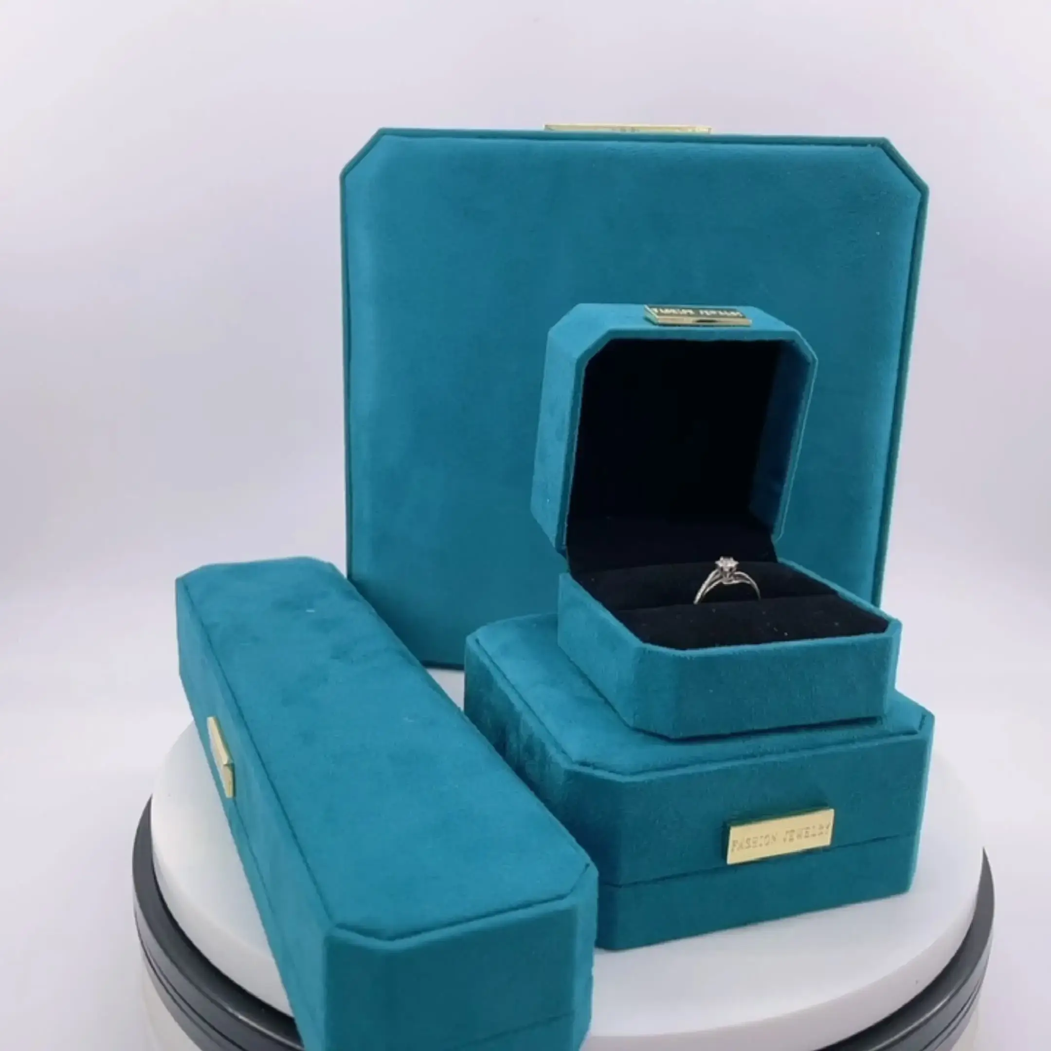 Customized Paper Drawer Box Jewelry packaging bags Ring Earrings Necklace Bracelet Gift Jewelry Packaging Boxes With Handle - 10040