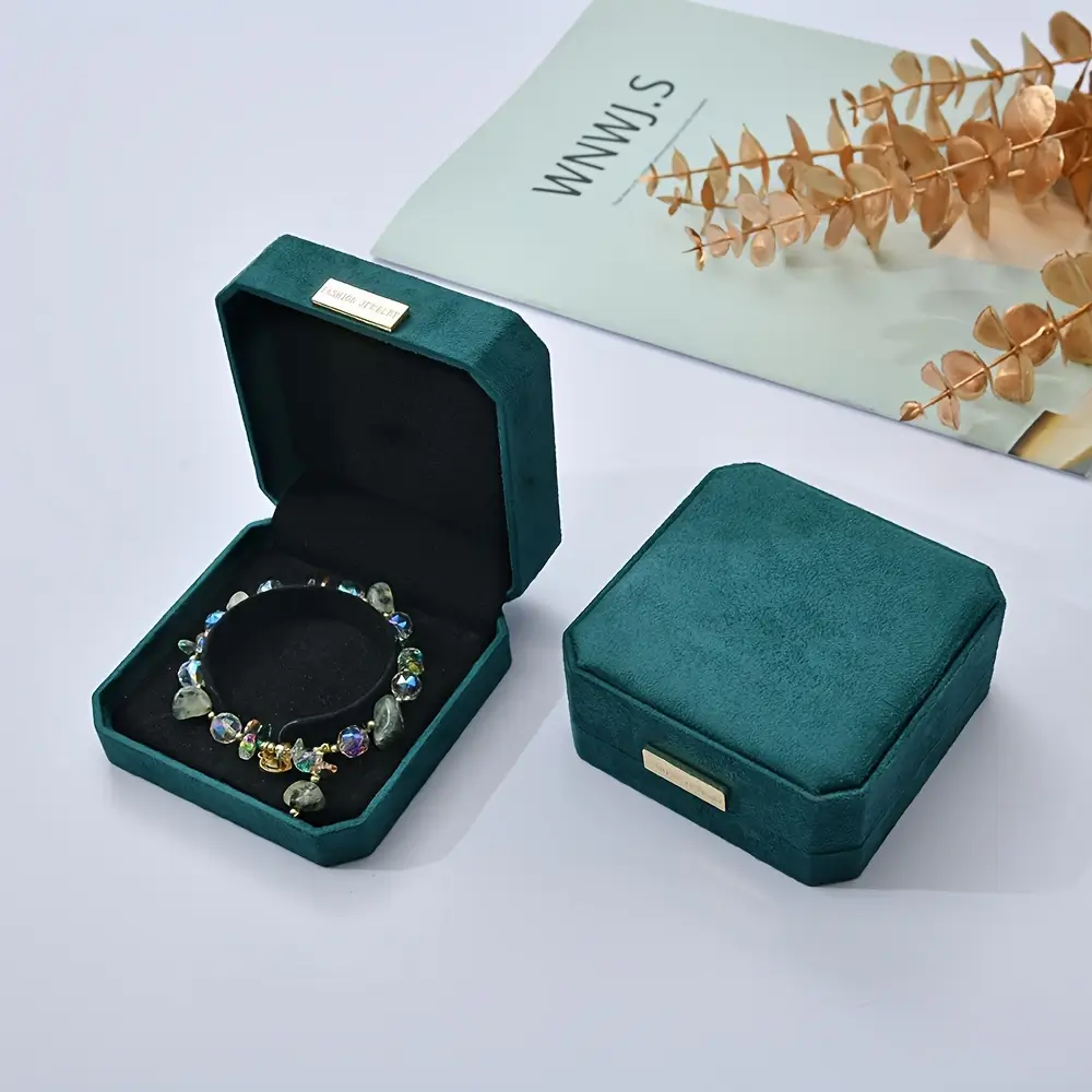 Richpack Custom Velvet Ring Boxes for Proposal Events | Luxurious Packaging for Unforgettable Moments Bulk Order Options for Wholesale Suppliers - 10042