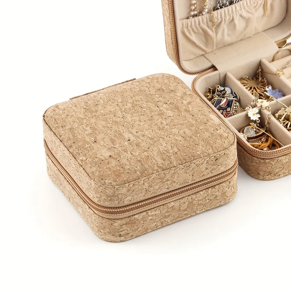 Compact and Cute Mini Travel Jewelry Organizer | Portable and Space-Saving Storage for Jewelry Retailers Needing Secure Travel-Friendly Solutions - 10070