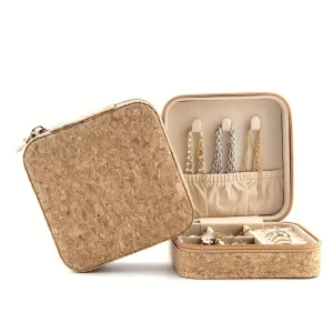 Compact and Cute Mini Travel Jewelry Organizer | Portable and Space-Saving Storage for Jewelry Retailers Needing Secure Travel-Friendly Solutions - 10072