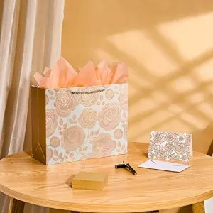 Elegant and Customizable Kraft Paper Bags with Custom Prints | Bespoke Packaging for Jewelry Retailers and Special Event Gift Packaging - 10088