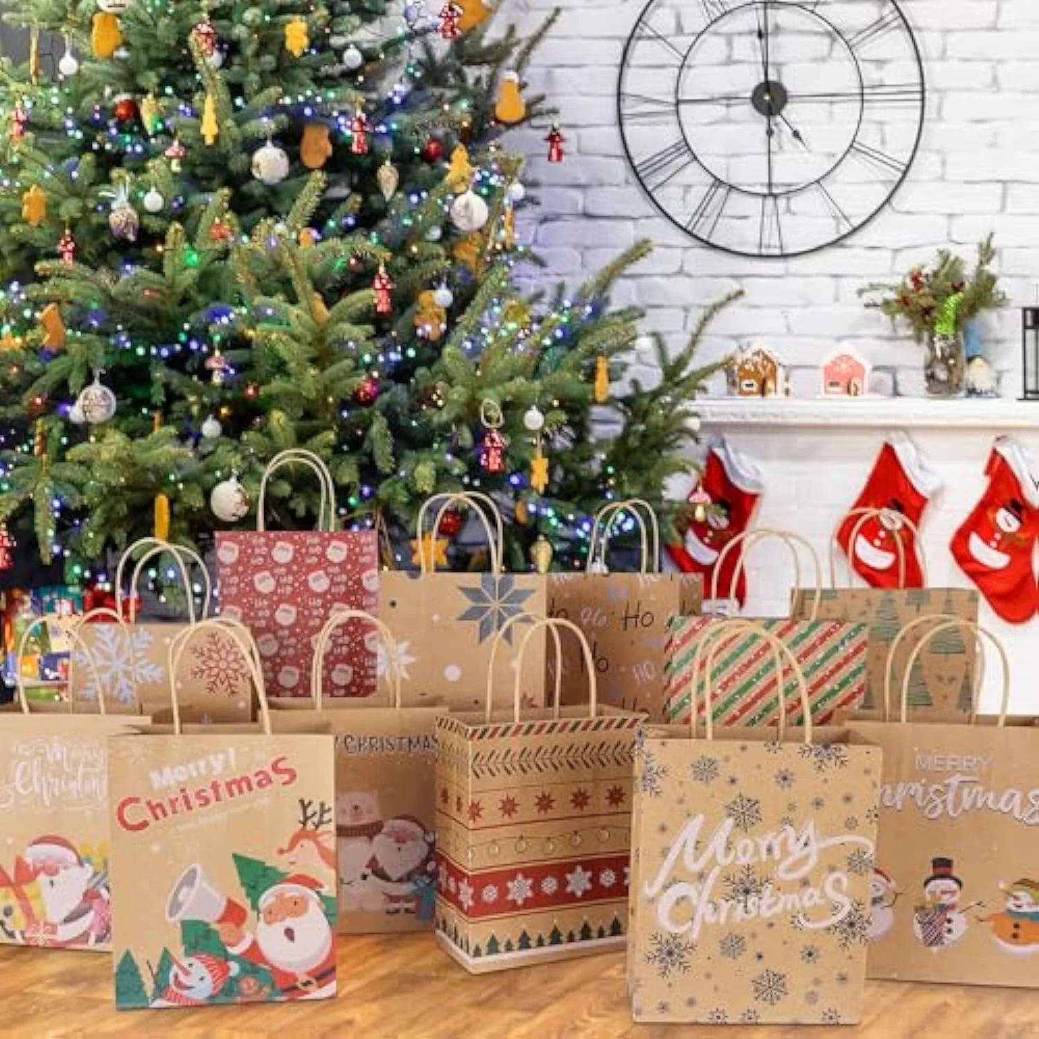Durable and Secure Recycled Paper Bags with Reinforced Bottoms for Heavy Items | Reliable Packaging Solutions for Jewelry Stores and Retailers - 10091