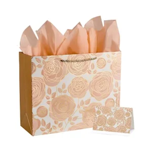 Elegant and Customizable Kraft Paper Bags with Custom Prints | Bespoke Packaging for Jewelry Retailers and Special Event Gift Packaging - 10114