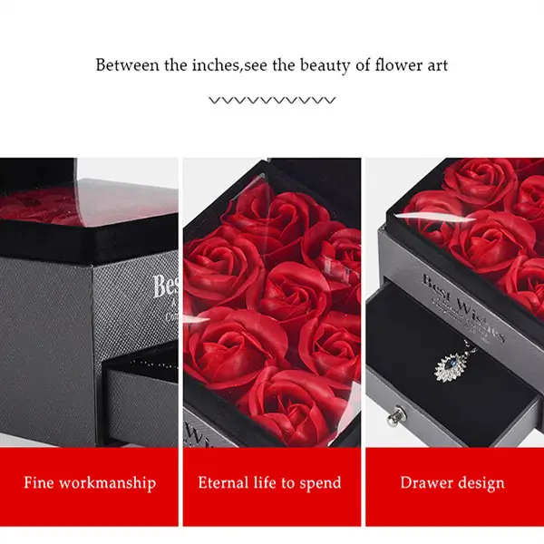 Compact Leather Jewelry Boxes for Travel | Secure and Stylish On-the-Go Storage for Jewelry Richpack Travel Jewlery Packaging Solution - 10119