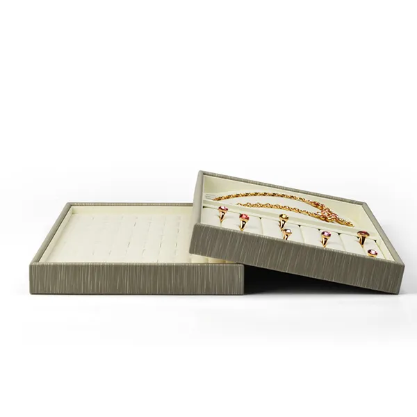 Personalized Portable Jewelry Trays with Padded Protection | High-Quality Custom Solutions for Wholesale Suppliers and Jewelry Retailers Needing Bulk Packaging - 10132