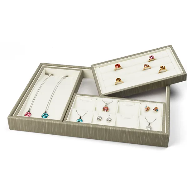 Personalized Portable Jewelry Trays with Padded Protection | High-Quality Custom Solutions for Wholesale Suppliers and Jewelry Retailers Needing Bulk Packaging - 10133