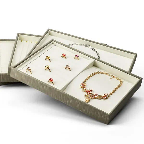 Personalized Portable Jewelry Trays with Padded Protection | High-Quality Custom Solutions for Wholesale Suppliers and Jewelry Retailers Needing Bulk Packaging - 10134