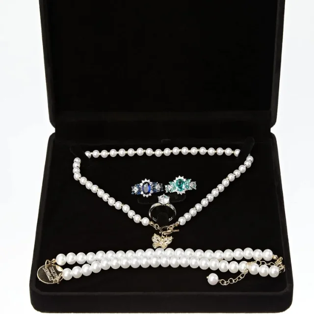 Spacious Big Jewelry Boxes for Extensive Collections | Extra Large Jewelry Box for High-End Boutiques and Retail Displays Available in Different Sizes - 10171