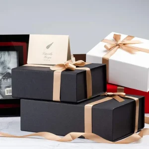 Custom Printed Magnetic Gift Boxes for Corporate Gifts | Perfect for Corporate Jewelers Offering Premium Branded Packaging Solutions for High-End Clients - 10172