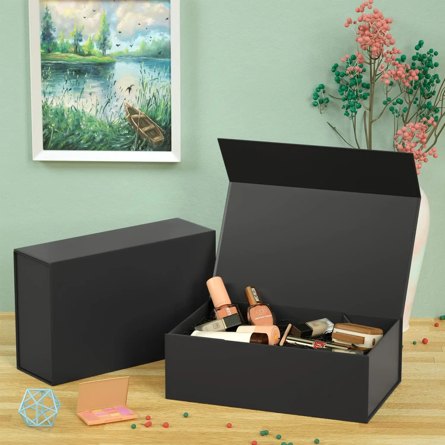 Secure Custom-Made Magnetic Closure Boxes for Luxury Items | Premium Packaging for Merchants Seeking High-End and Durable Gift Solutions - 10182