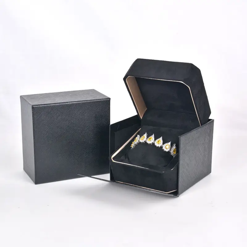 Stylish Hoop Earring Boxes | Premium Jewelry Box For Hoop Earrings & Black Velvet Earrings Elegant Jewelry Box for Hoop Earrings - 10183