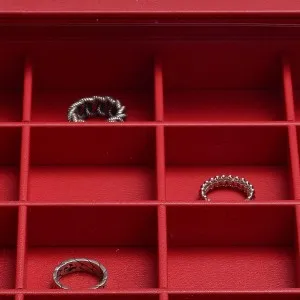 Striking Red Ring Boxes for Elegant Presentations | Perfect for Showcasing Engagement and Wedding Rings Private Label from Richpack - 10184