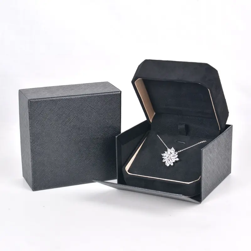 Stylish Hoop Earring Boxes | Premium Jewelry Box For Hoop Earrings & Black Velvet Earrings Elegant Jewelry Box for Hoop Earrings - 10184