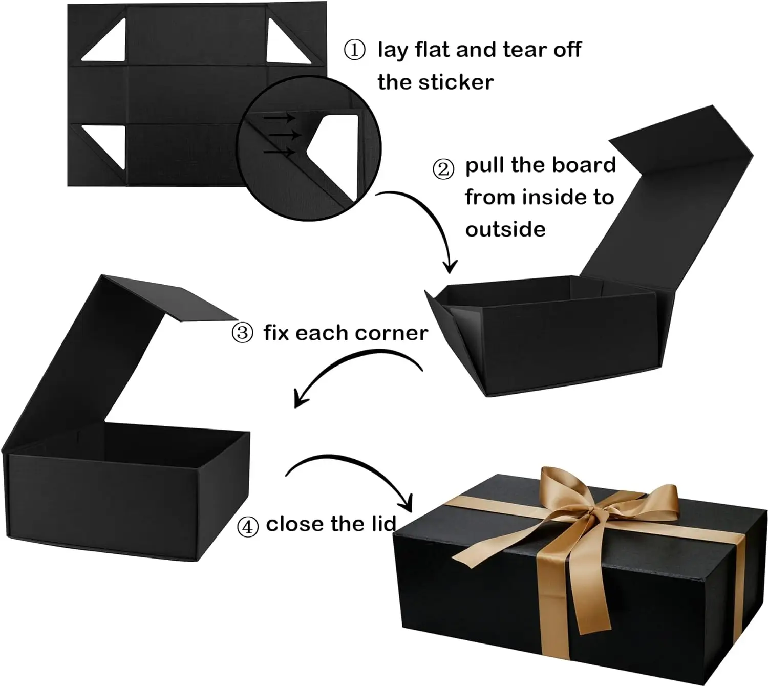 Premium Gift Boxes for Employees | Personalized Appreciation Packaging Perfect for Corporate Events and Team Recognition Richpack - 10194