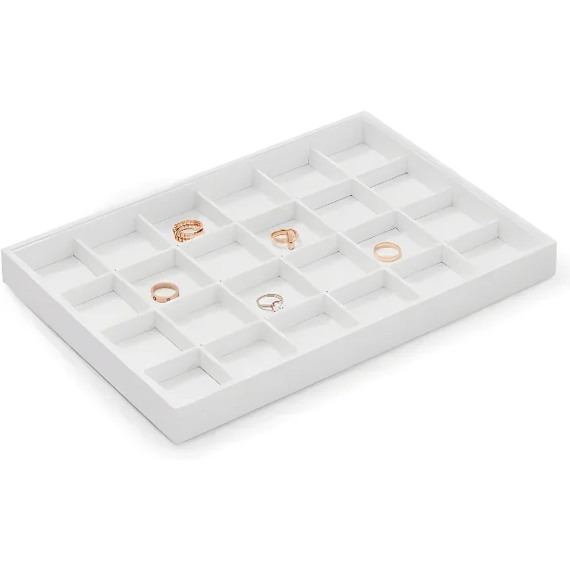 Versatile Custom Multi-Compartment Jewelry Organizers with Dividers | Ideal Storage Solutions for Jewelry Merchants Needing Organized and Secure Displays - 10238