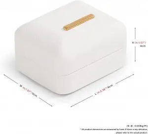 Compact Leather Jewelry Boxes for Travel | Secure and Stylish On-the-Go Storage for Jewelry Richpack Travel Jewlery Packaging Solution - 10298