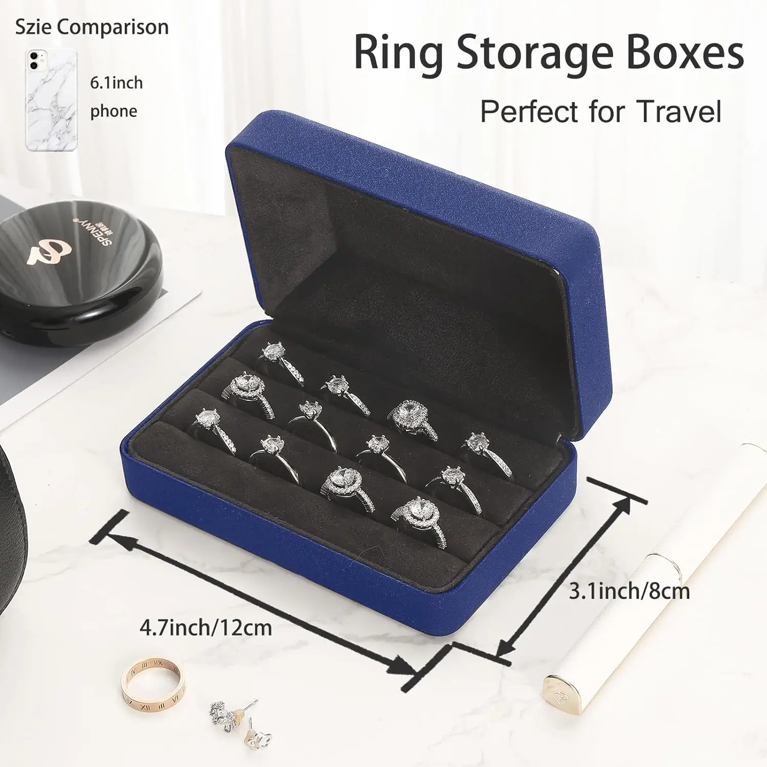 Elegant and Tailored Custom Ring Display Cases | Premium Presentation Solutions for Jewelry Retailers Needing Unique, Bespoke Display Options - 10380