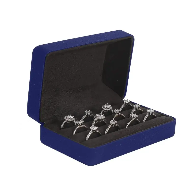 Elegant and Tailored Custom Ring Display Cases | Premium Presentation Solutions for Jewelry Retailers Needing Unique, Bespoke Display Options - 10384