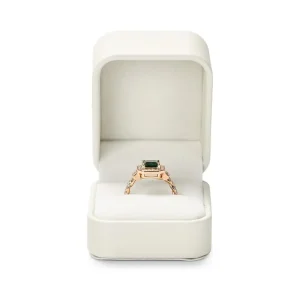 Custom Leather Ring Boxes for Engagement | Elegant and Personalized Packaging for Special Moments Like Wedding Engagement & Birthday - 10398