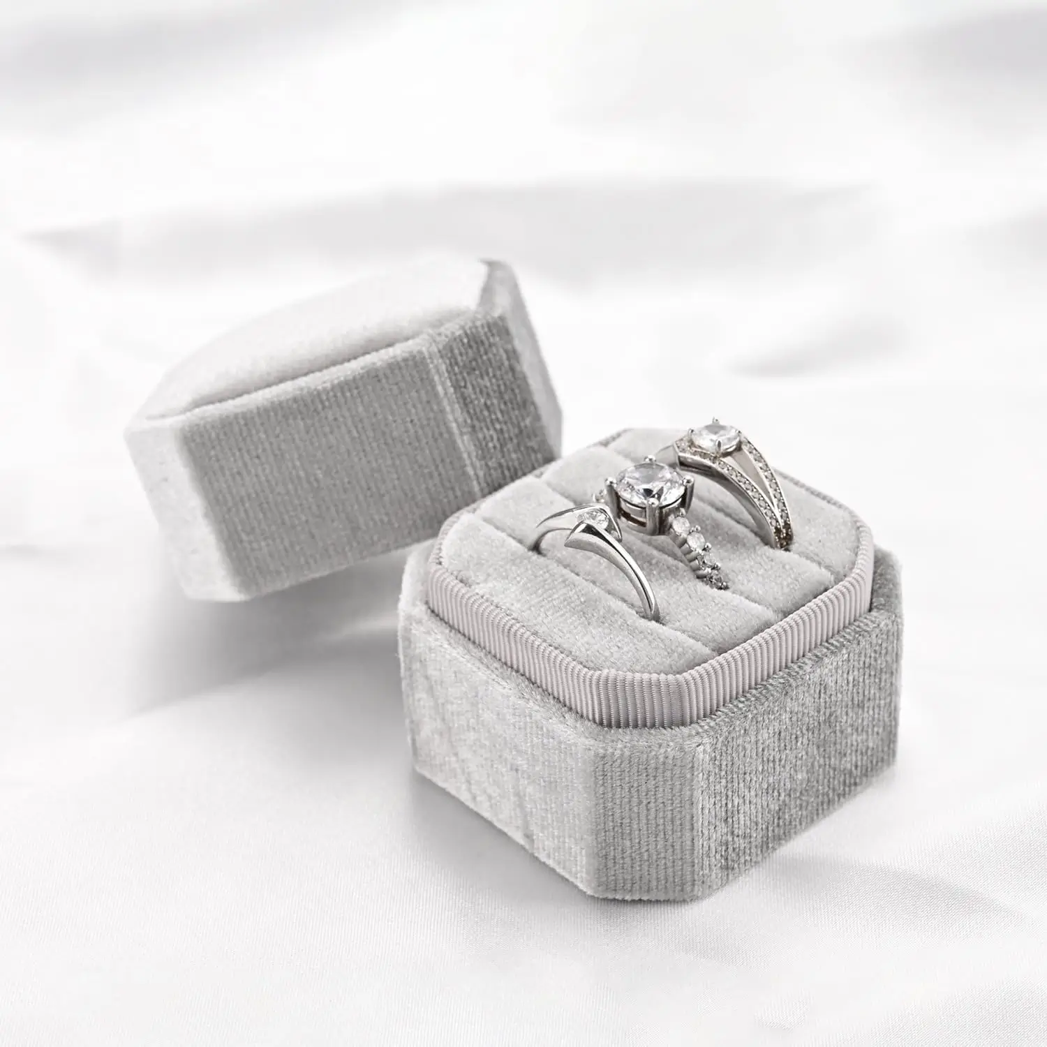 Premium Ring Jewelry Boxes for Elegant Displays | Single and Multi-Ring Jewelry Boxes Multiple Choices for Wholesale Suppliers - 10404