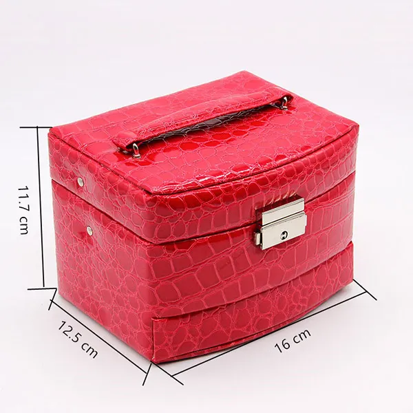 Durable Leather Multi-Tier Jewelry Boxes | Space-Saving Storage Solutions for Jewelers Needing Organized and Stylish Display Options - 10598
