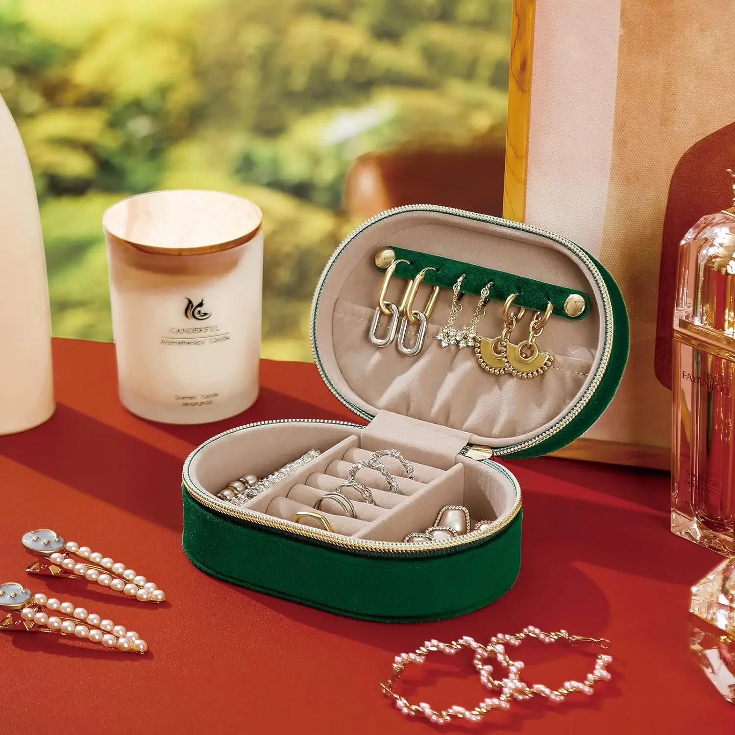 Compact Earring Cases for Fine Jewelry | Sleek and Secure Storage for High-End Pieces Private Label Opportunities - 10628