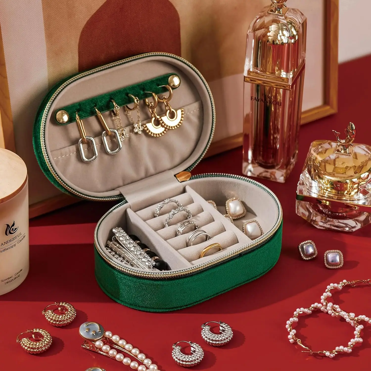 Compact Earring Cases for Fine Jewelry | Sleek and Secure Storage for High-End Pieces Private Label Opportunities - 10630