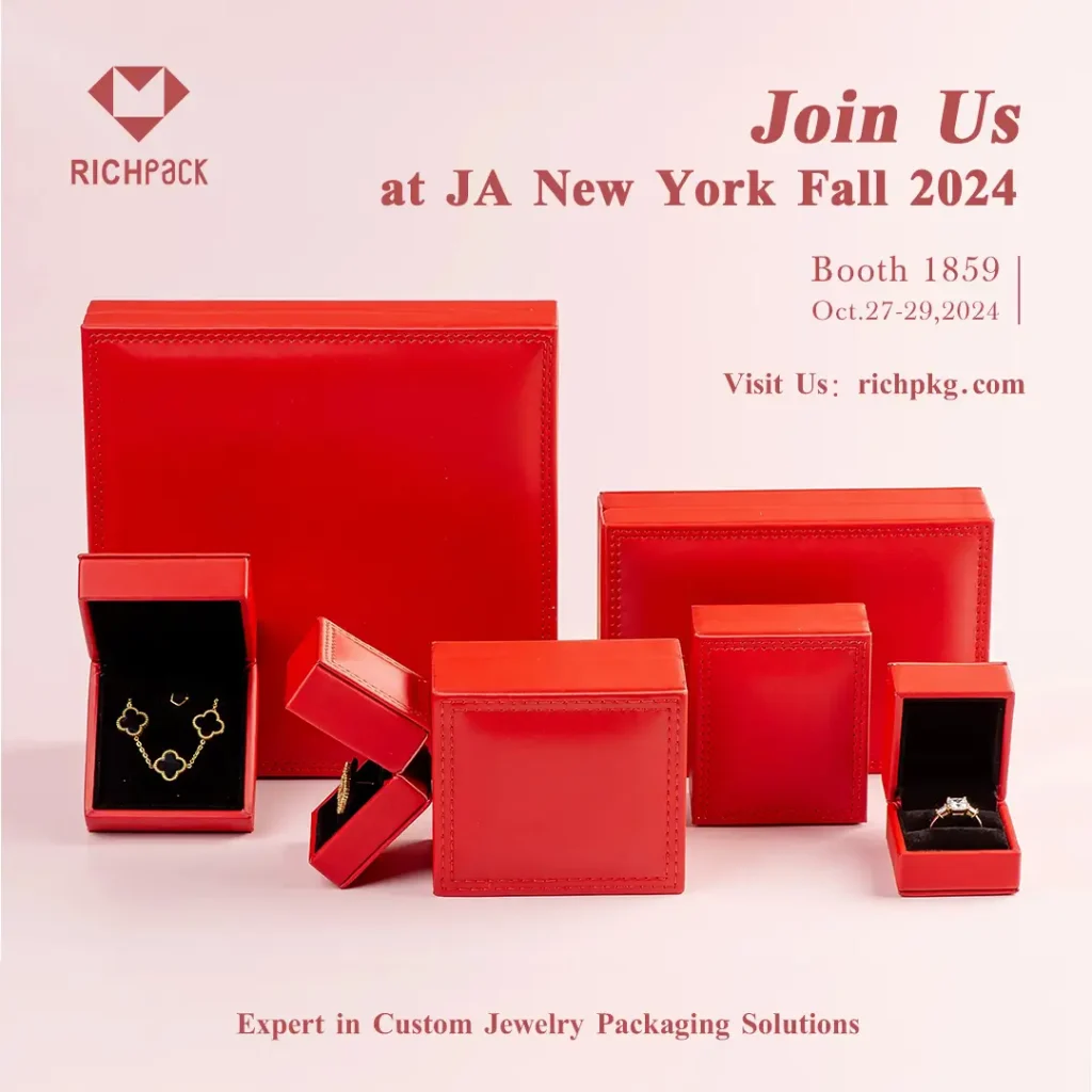 Discover Richpack's Innovative Jewelry Packaging at JA New York Fall 2024 - 2024 fall JA show 1024x1024