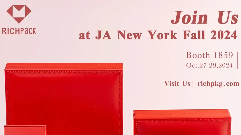 Discover Richpack's Innovative Jewelry Packaging at JA New York Fall 2024 - 2024 fall JA show