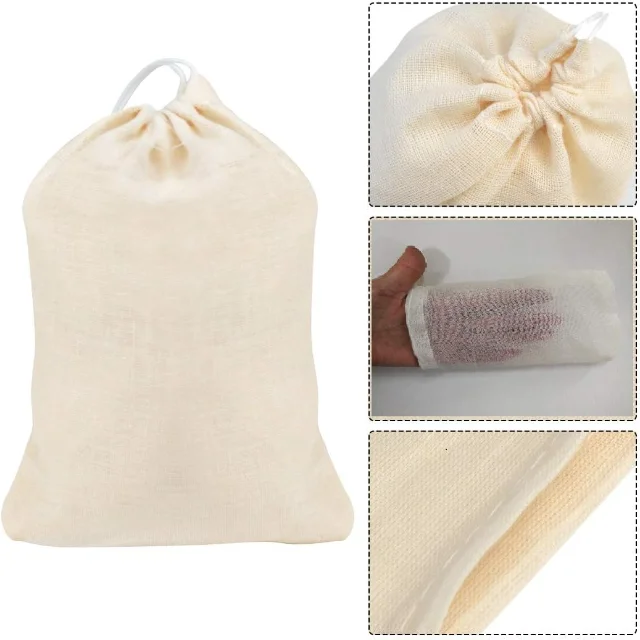 Organic Cotton Reusable Gift Bags | Sustainable Packaging for Eco-Friendly Brands Customizable Designs Bulk Order Options from Richpack - 6148hHCuepL. AC SL1058 (1)