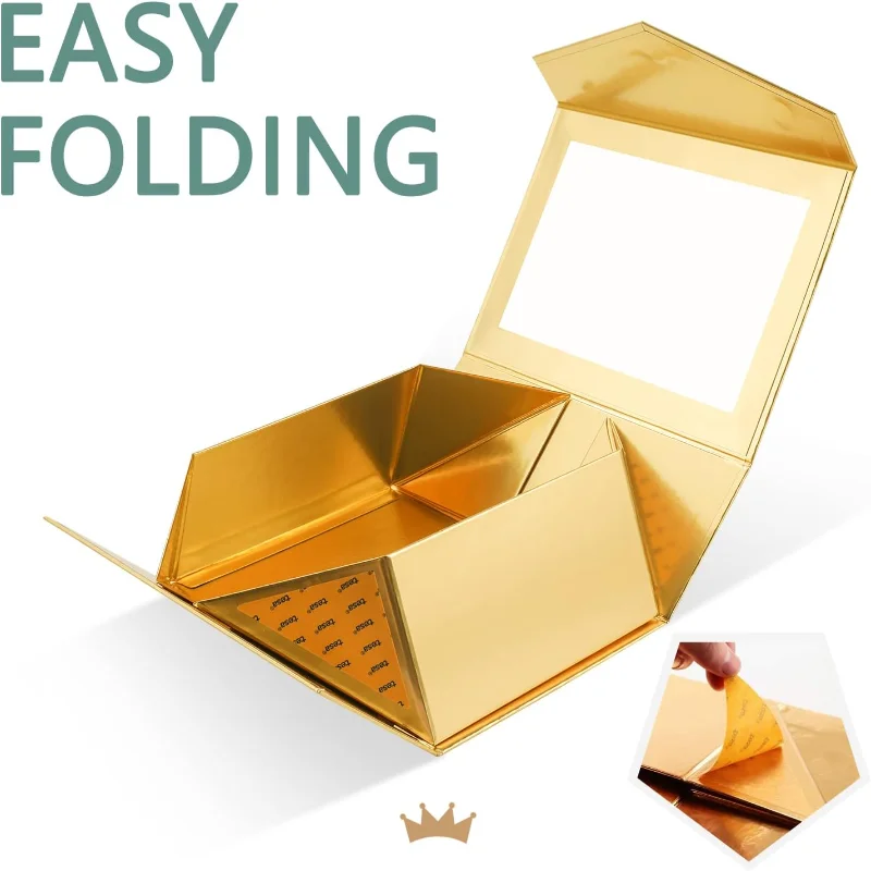 Luxury Champagne Gift Boxes with Windows | Large Champagne Gift Box with Magnetic Lids for Retailers, Events, and Corporate Gifting - 61IxL+4CIaL. AC SL1500